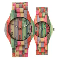 

Wholesale Cheap Men Women Custom Logo Couple Bamboo Wood Watch