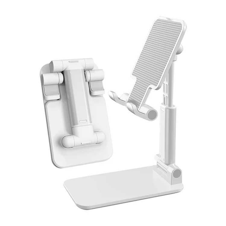 

Adjustable CellPhone Stand 4-10 inch Tablet Stand Desktop Charging Base Metal Stable Foldable Portable Holder for All Smartphone, White/black/pink