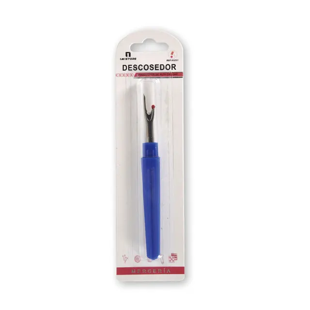 

Wholesale blue seam ripper combination metal safety pin for garment accessory