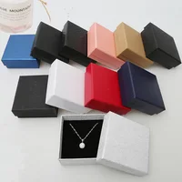 

Vintage Luxury Kraft Paper Box Ring/Bracelet/Bangle/Pandent Jewelry Packaging Boxes