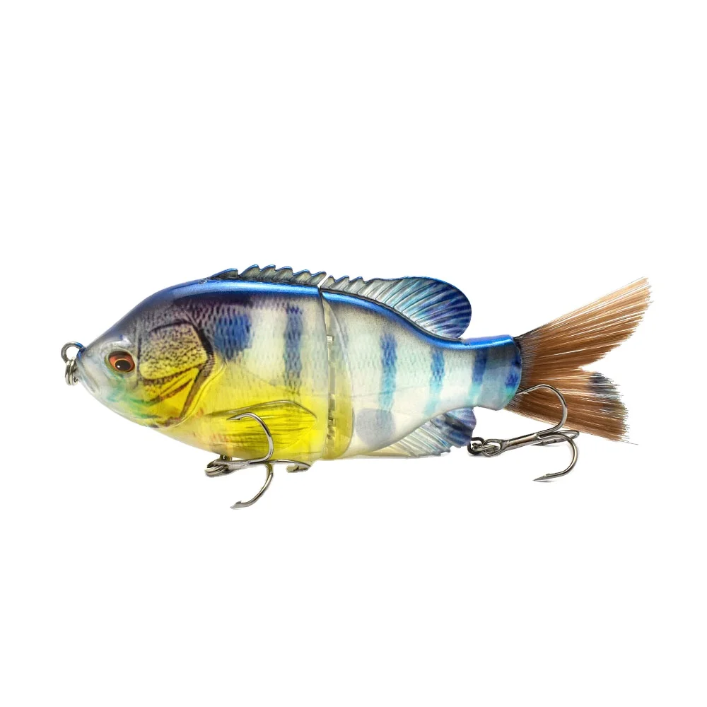 

All Blank lures jointed fishing lure for bass fishing lure swimbait sunfish bait tackle fishing bait, Realistic and natural