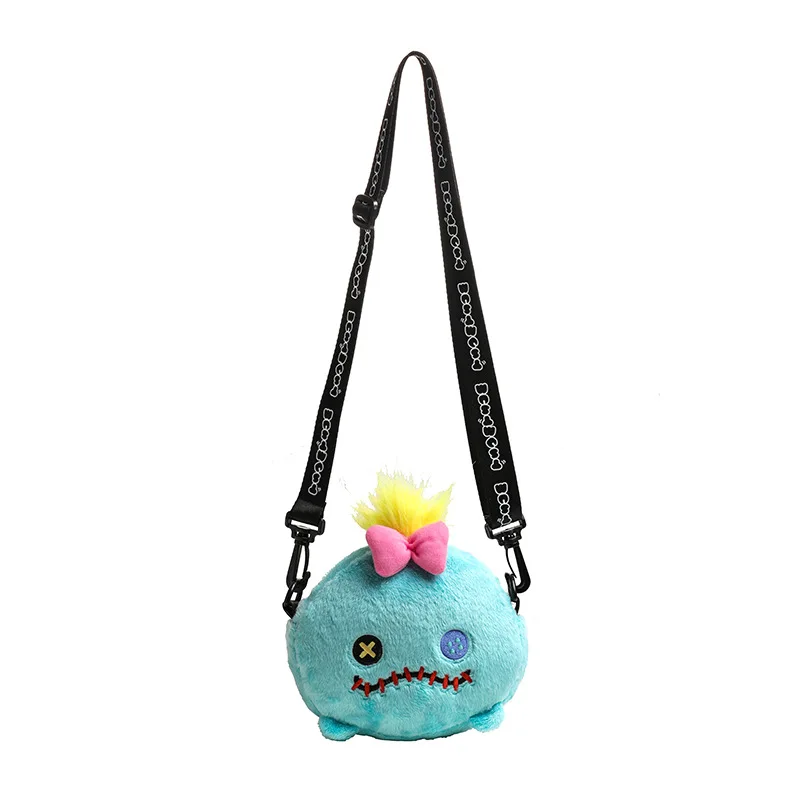 

2021 New Style Cartoon Plush Single Shoulder Bag Mini Crossbody Messenger Bags