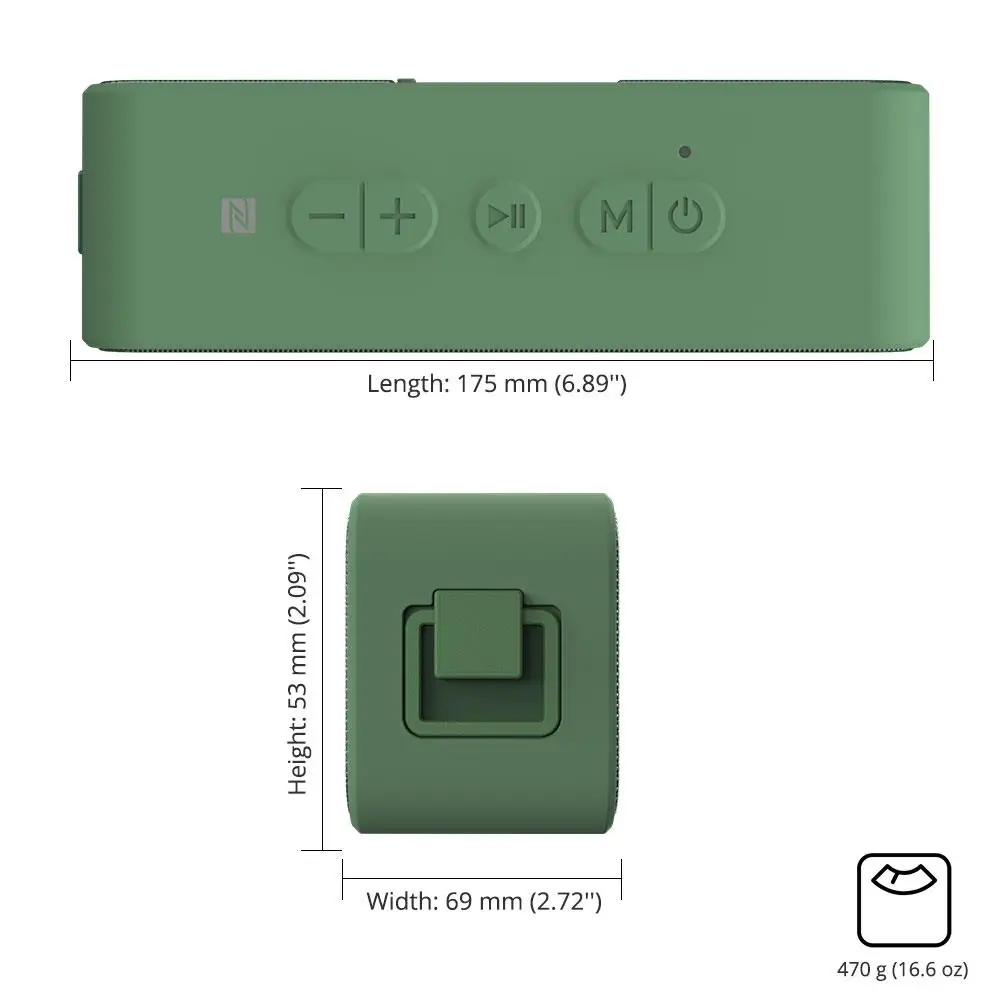 Tronsmart Element T2 Plus Portable Bluetooth 5.0 Speaker IPX7 Waterproof NFC Speakers 15H Playtime with Voice Assistant - ANKUX.COM