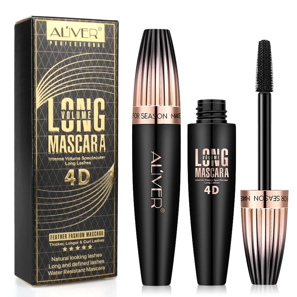 

ALIVER New product waterproof beauty eyelash growth private label 4d lash extender mascara