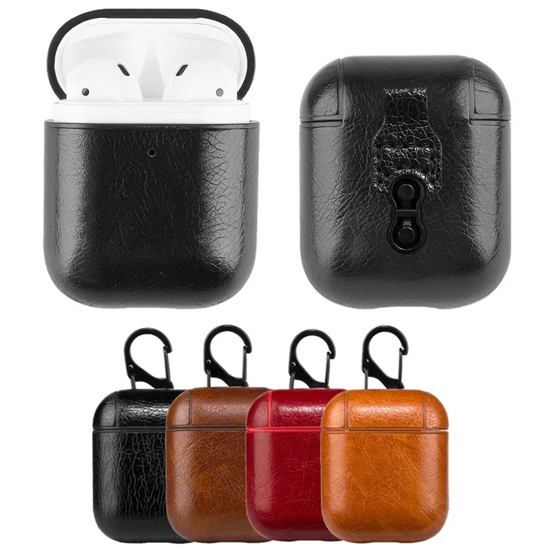 

Luxury PU Leather Case Fashionable Protective Case for AirPods /AirPods 2