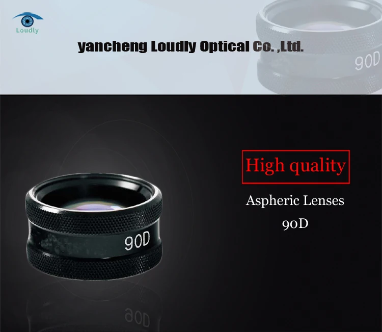 Loudly brand Ophthalmic product Higher quality Fundus Lens Aspheric Lens Ophthalmic Lens 90D
