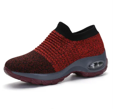 

Lovers Quality Fashion Custom Summer OEM Air Cushion Girl Sports Running Women's Walking Shoes Sock Sneakers