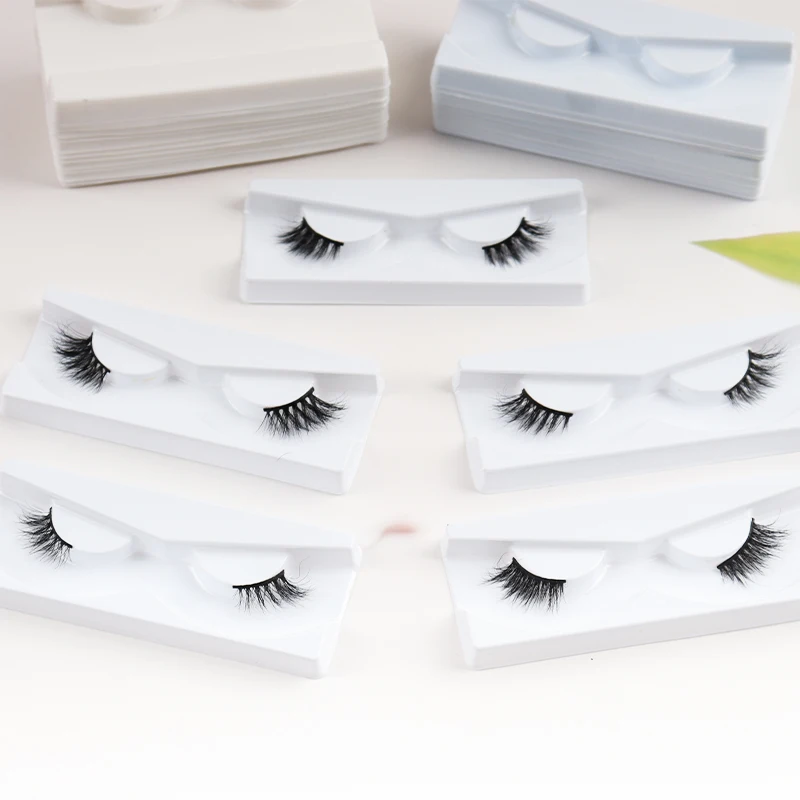 

wholesale fluffy mink eyelash cruelty free lashes half lashes custom eyelash box