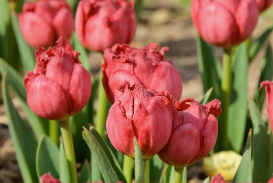 Saffron crocus corms showing proper planting depth and orientation