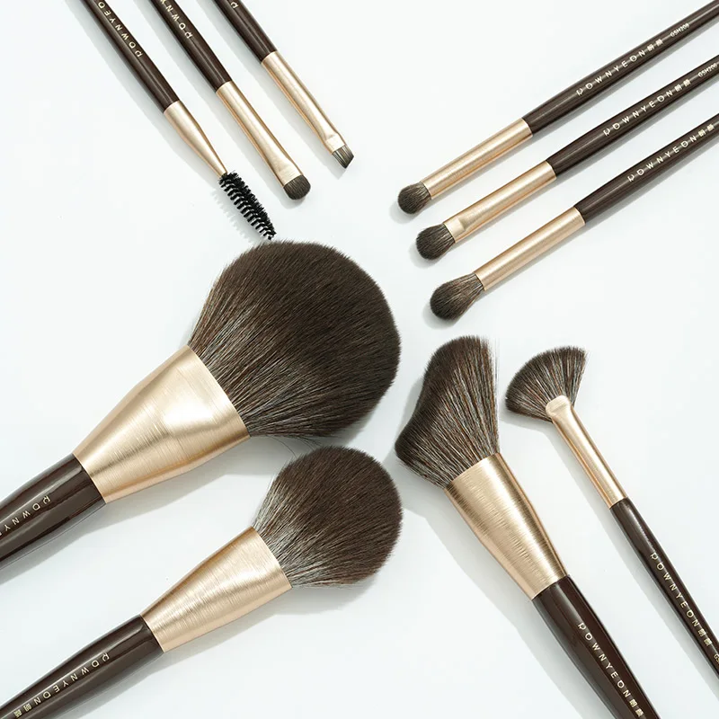 

Professional Factory 11PCS High Quality Custom Logo Private Label Cosmetic Makeup Brush, Green