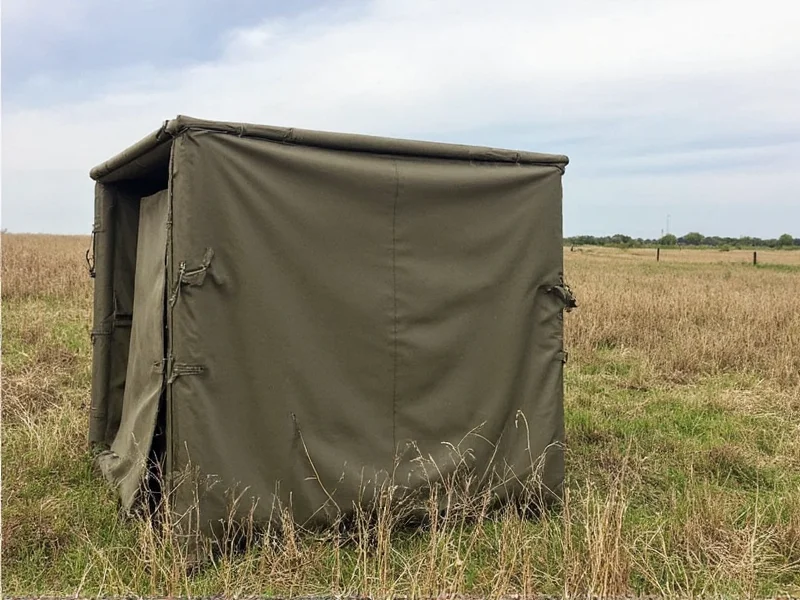 Testing DIY hunting blind effectiveness in field conditions