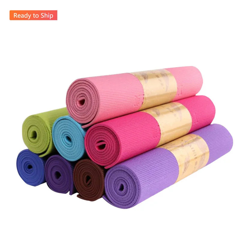 

Factory Price Direct Sales PVC/TEM Yoga Mat for Yoga Friendly Hot Selling Fitness Natural Custom OEM Customized Logo Color, Customized color