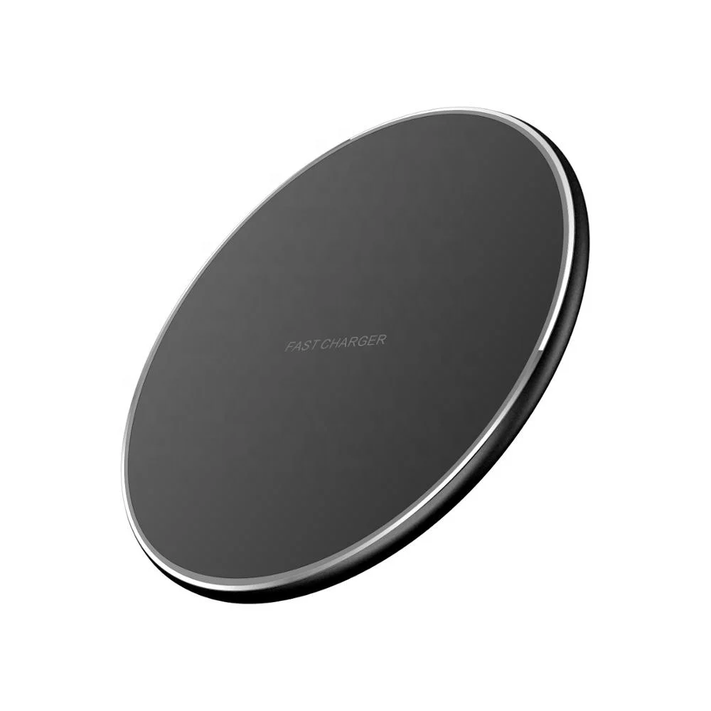 
Cheapest Promotion Gift QI 10W Output Fast Charging Mobile Phone Wireless Charger for iPhone Huawei Samsung 