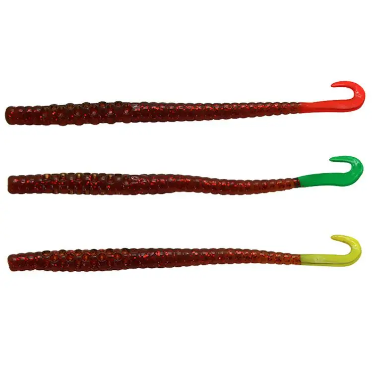 

high quality 15cm 5g Bass Soft Silicon Worm Lures set Stick Senko Worm Fishing Lure, 3 colors