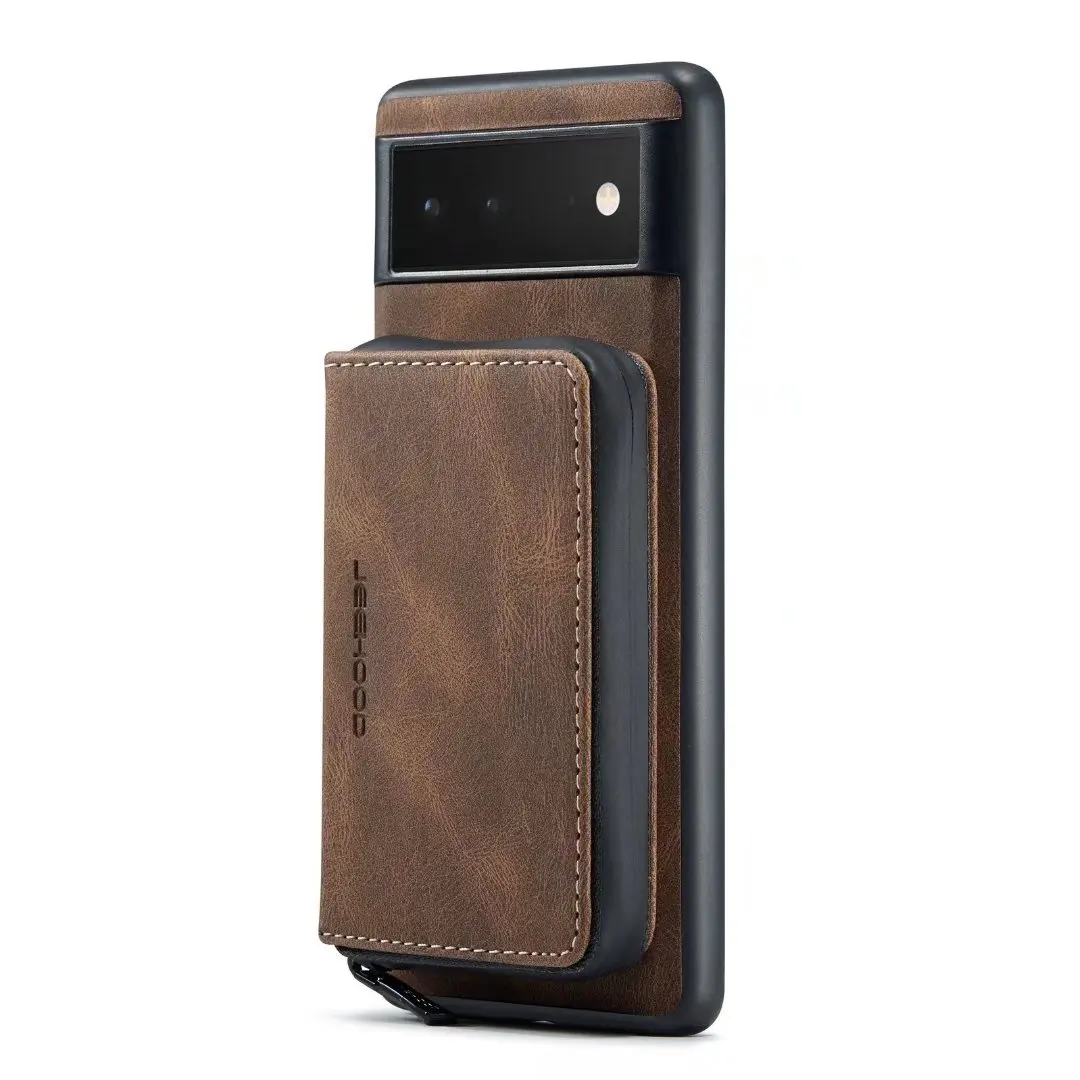 

For Google Pixel 5A 6 XL Flip Leather Wallet Phone Case, For Sony Xperia 1 III 5 III Magnetic Wallet Leather Cover Case