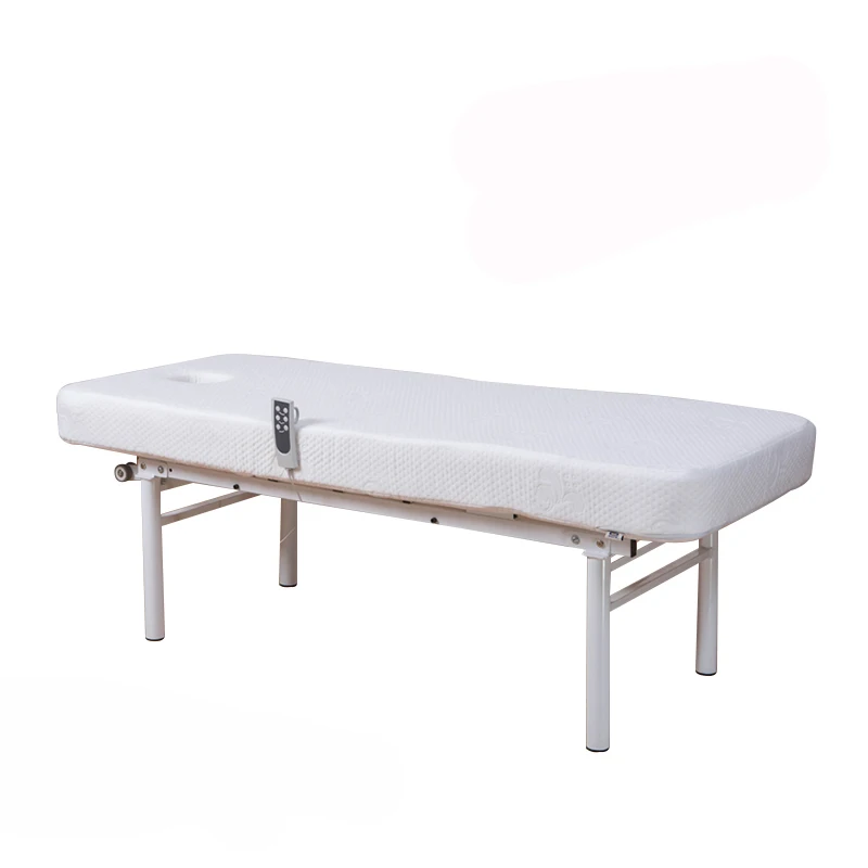 Popular Comfortable Simple White Beauty Spa Massage Bed For Body Single