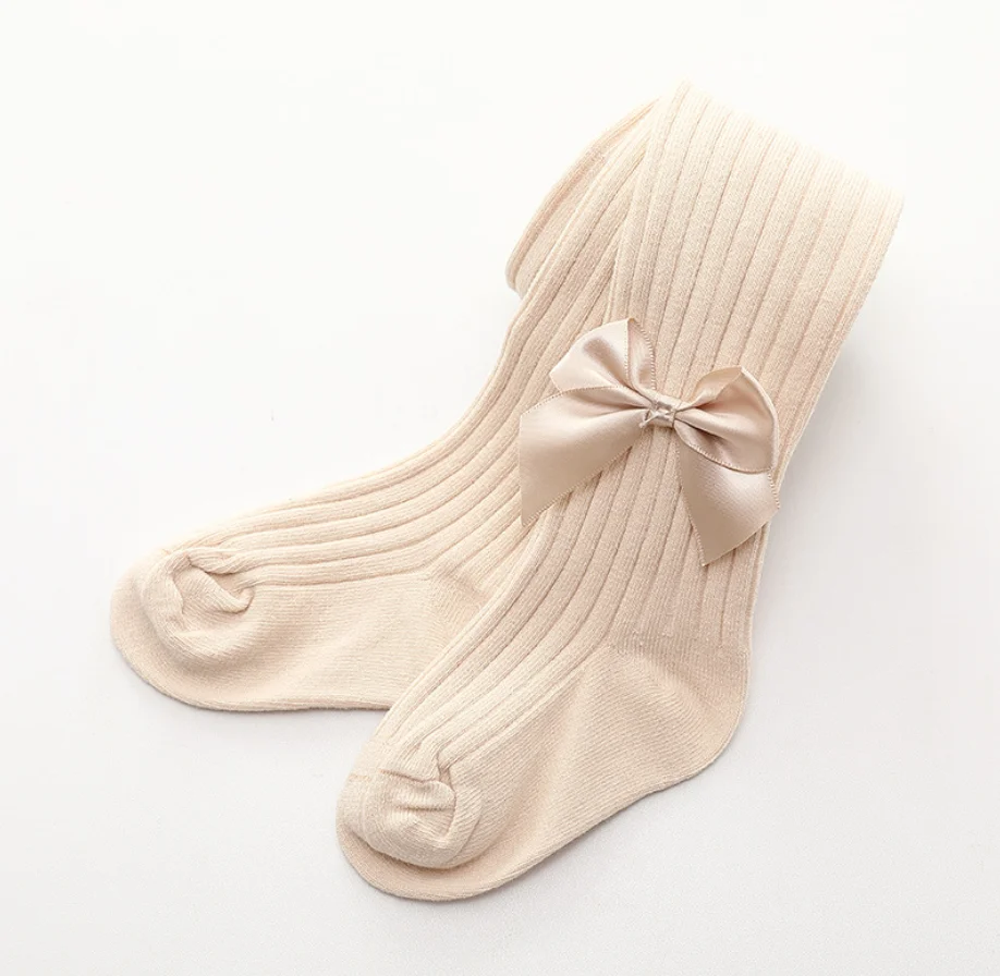 
Hot Sale Spring And Autumn Children Leggings Baby Girl Bow Socks 