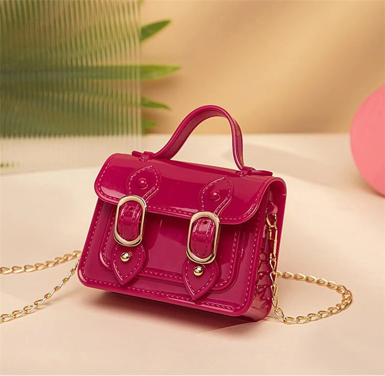 

Shoulder Mini Kids Hand Bags 2021 Small PVC Jelly Coin Purses Children Cute Handbags For Toddler Girls, As pictures or customized colors