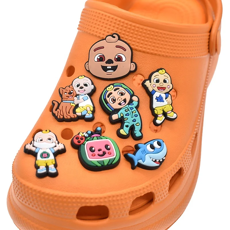 

Shoe Charms melon PVC Clog Accessories Decorations lipstick Charm Buckle for Kids Party Xmas Gifts, As picture