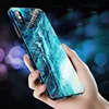 Tempered Glass Marble Phone Case for iPhone 5.8 2019 , For iPhone Xs Max Case Sky Unique