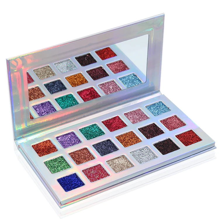 

ODM Private Label Eyeshadow Long Lasting Waterproof Vegan Shimmer Glitter Eye Shadow Palette