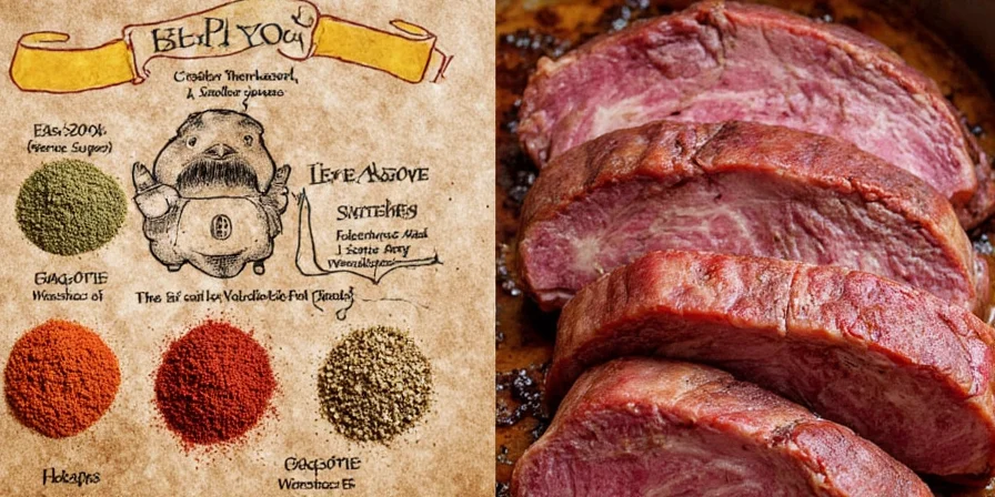 Infographic explaining flavor layering science