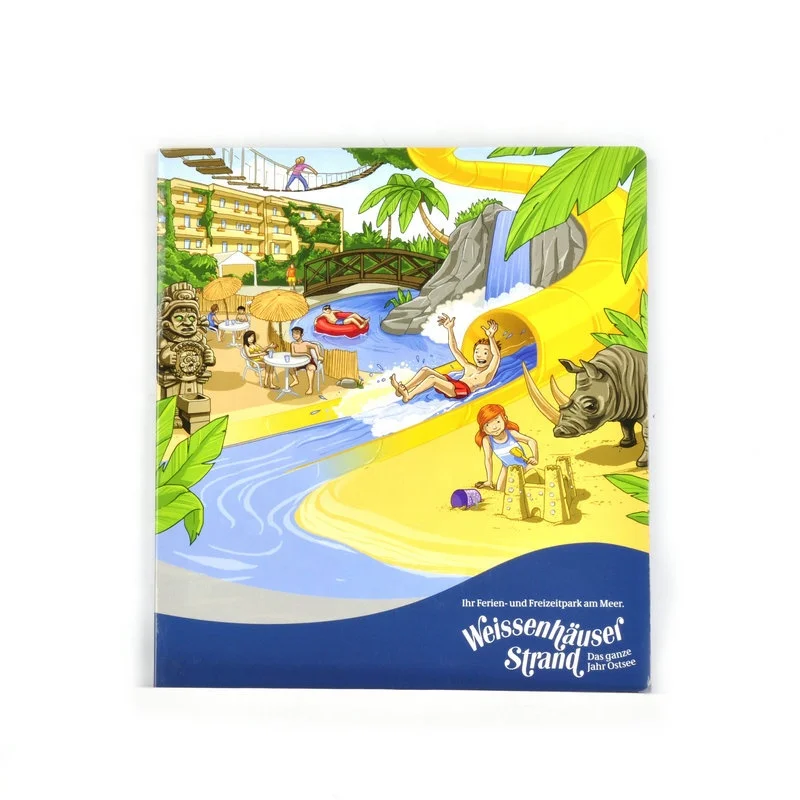 World Map For Kids Education Learning Three Fold Book