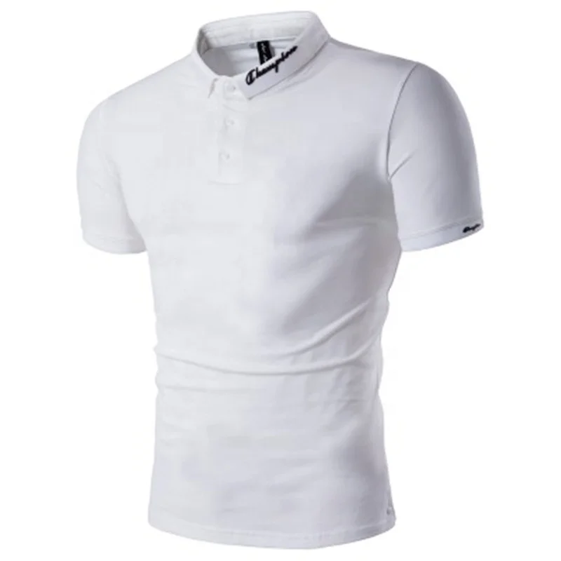 

Quick-drying Plain Colors Summer Breathable Men Polo Shirt, White/black/blue/navy