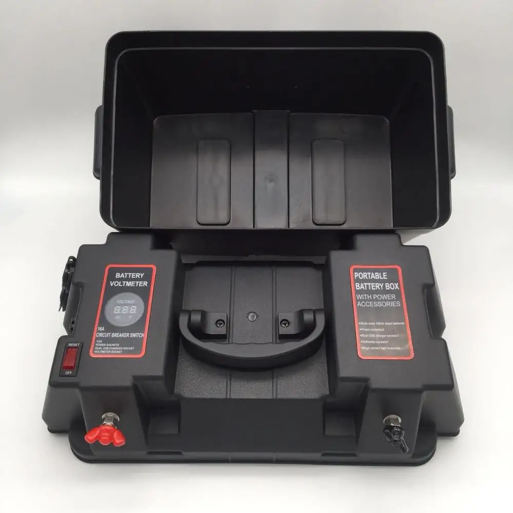 12v Solar Battery Storage Box Rv Motor Home Yacht Marine Solar