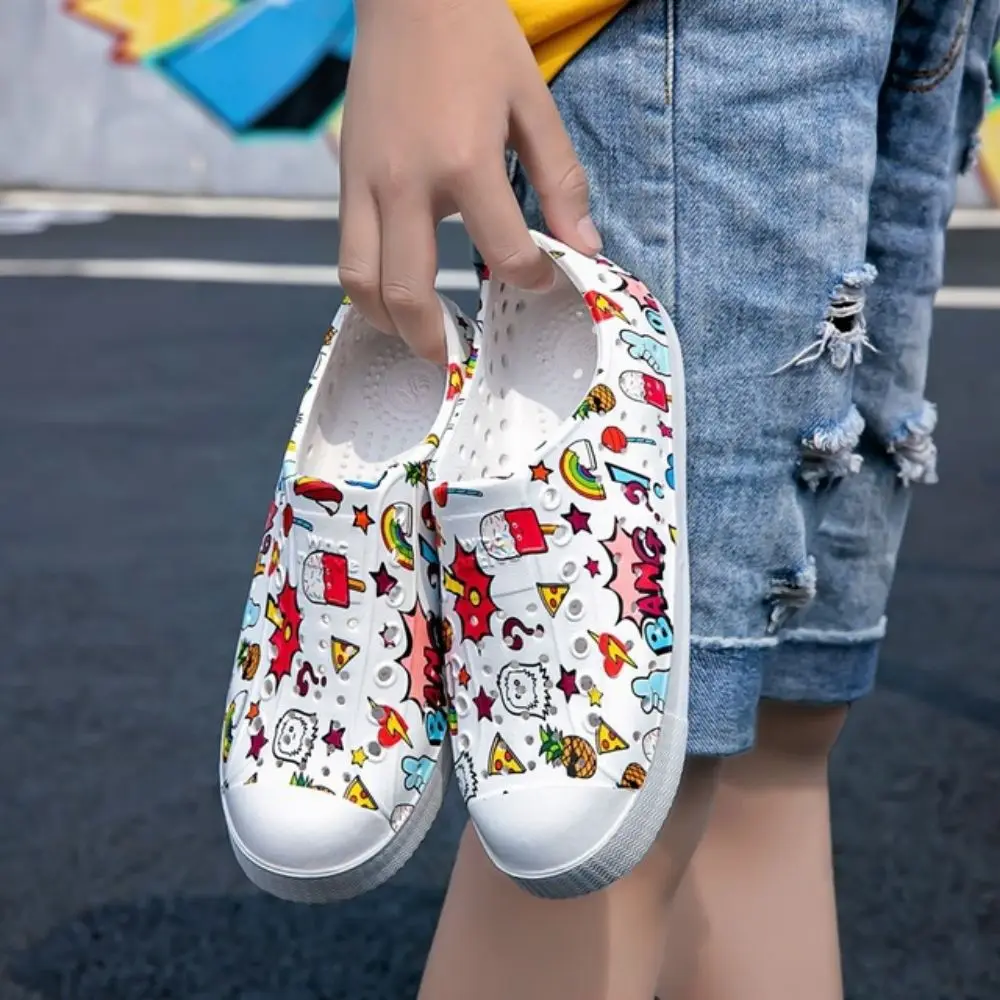 

New Summer Breathable Cartoon Soft Girls Sandals Kids Slides Slippers