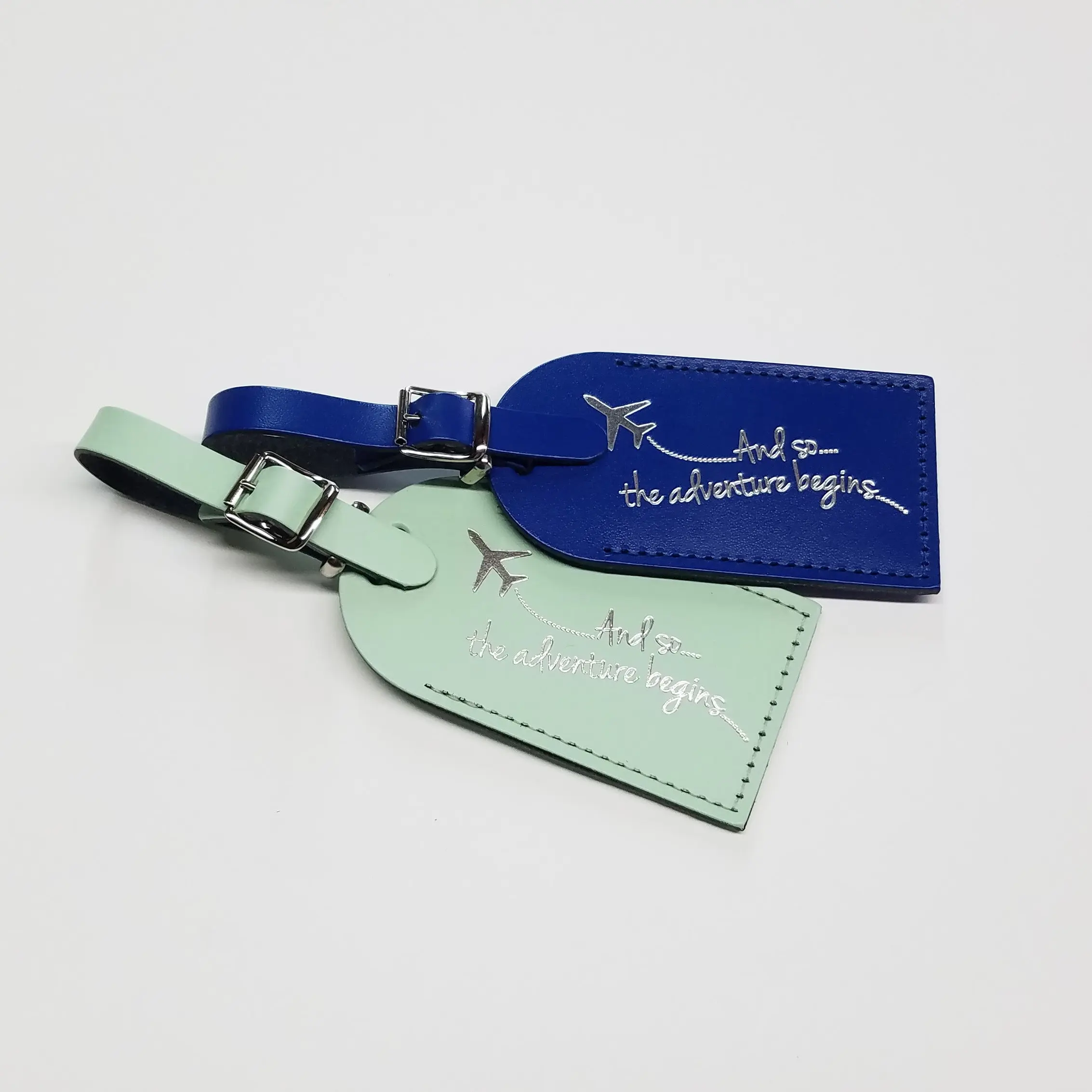 

Hot Products wedding luggage tag do customized color leather luggage tag logo