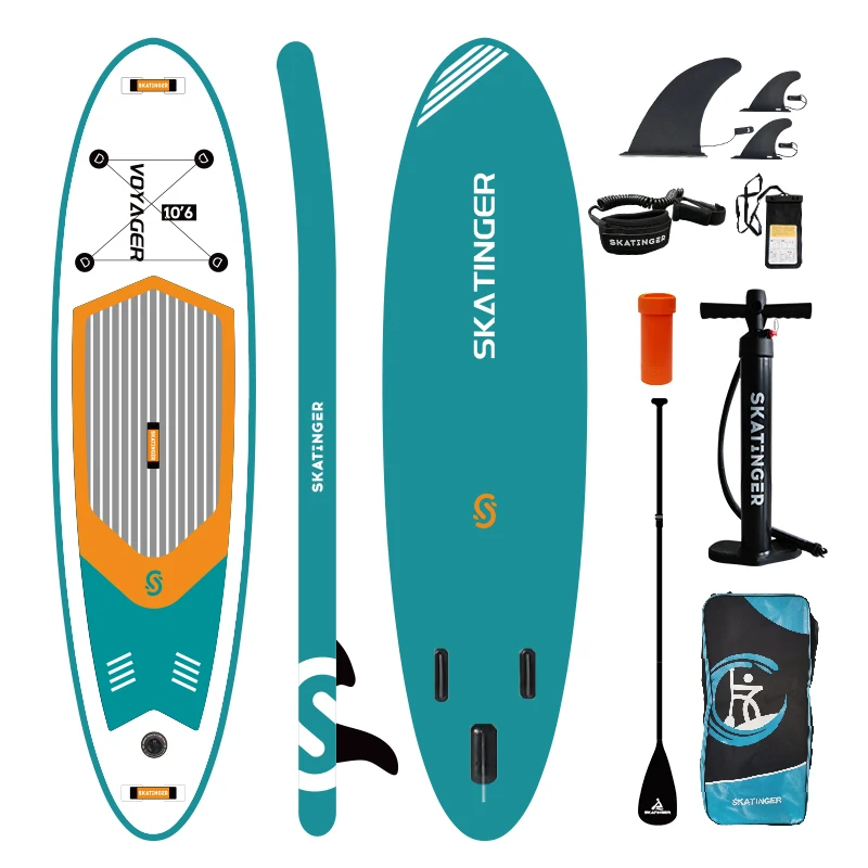 

Skatinger Overseas warehouse Drop shipping sup inflatable stand up supboard paddle board sup paddleboards with surfing