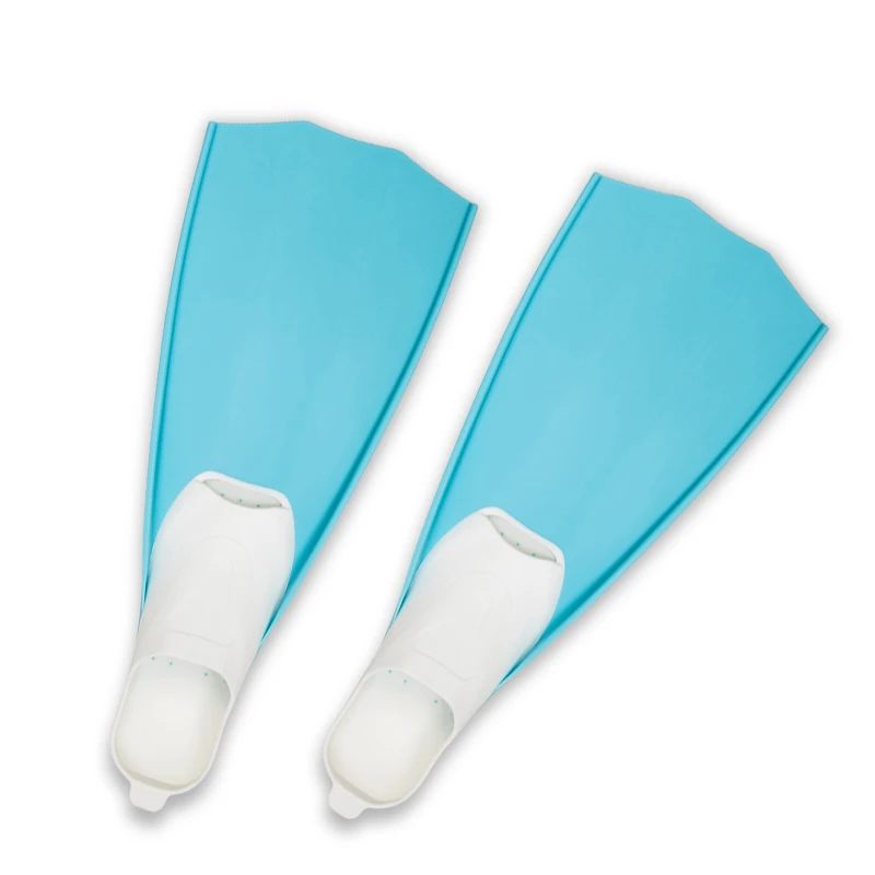 

Eco body surfing fins comfortable swimming fins rocket snorkeling blue deep sea diving fins, Customized