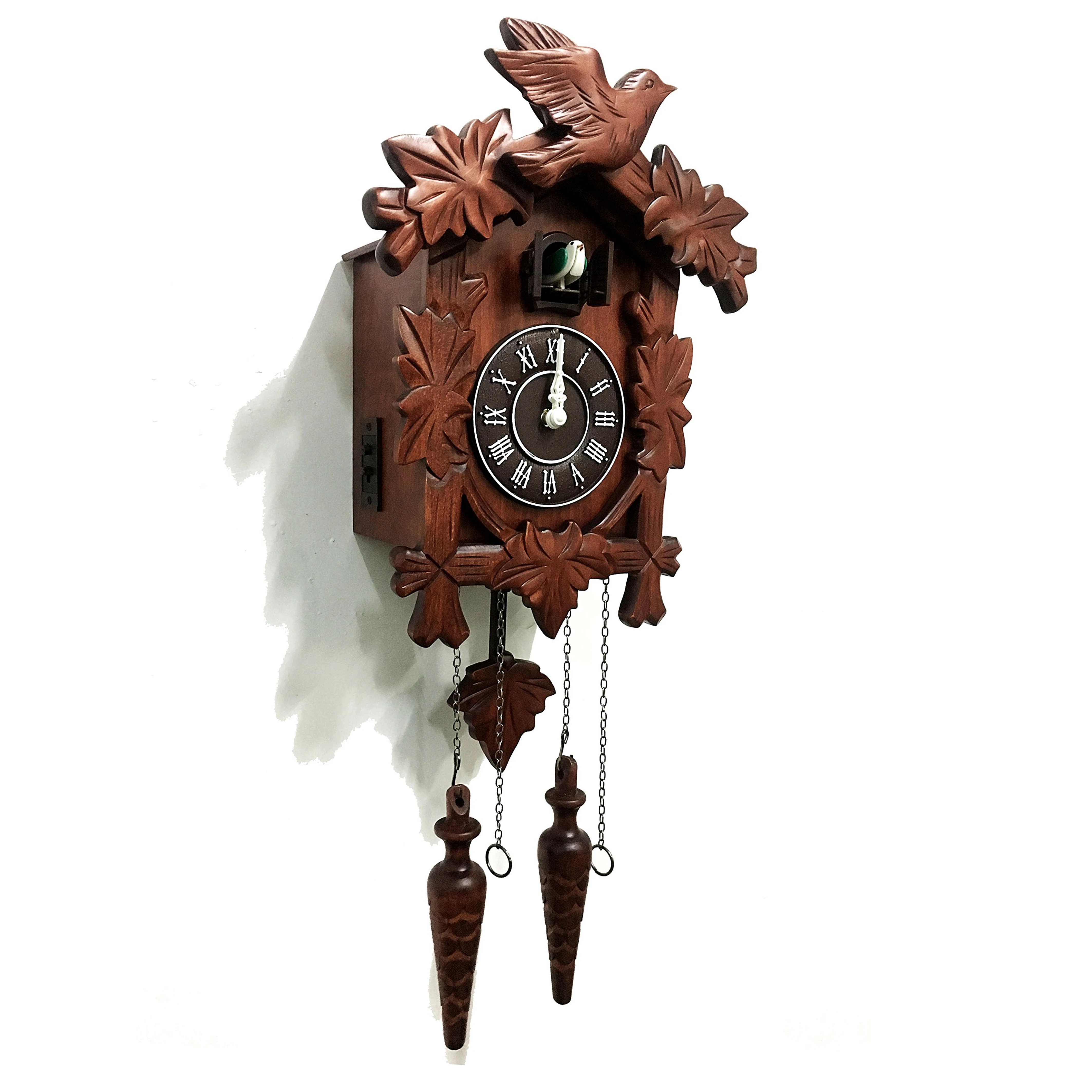

Wall Clock Handcrafted Wood Cuckoo Clock