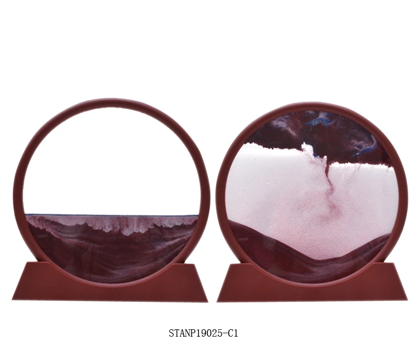 
Large Decorative Tabletop Moving Sand Art Dynamic Sand Picture Abstract Scenery Sand Image Hourglass Desktop Perfect Xmas Gift 