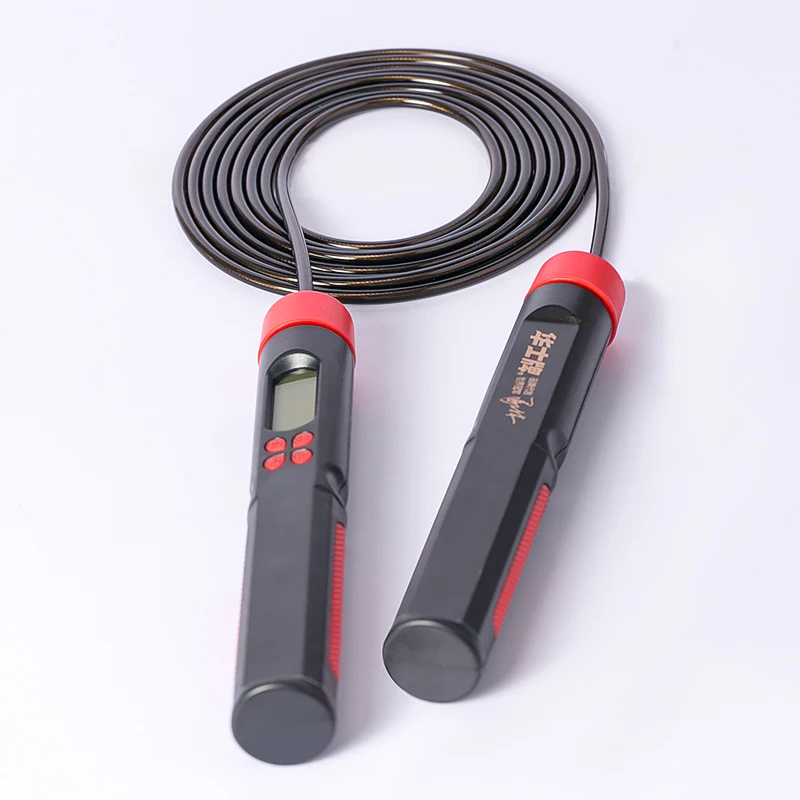 

Wholesale Sports Fitness Heavy Skipping Speed Digital Counter Jump Ropes, Black