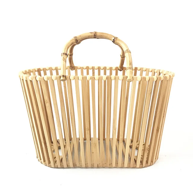 

Renel Eco-friendly Hand Made Women Hand Bag Lady Purse Bamboo Bags