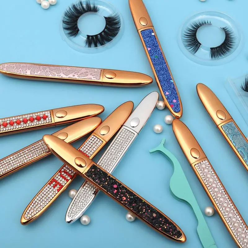 

Colorfull Diamond Magic Eyeliner Glue Pen Eyelashes Set Waterproof Magic Eyeliner Glue Pen Makeup Magic Eyeliner Glue Pen, Custom color
