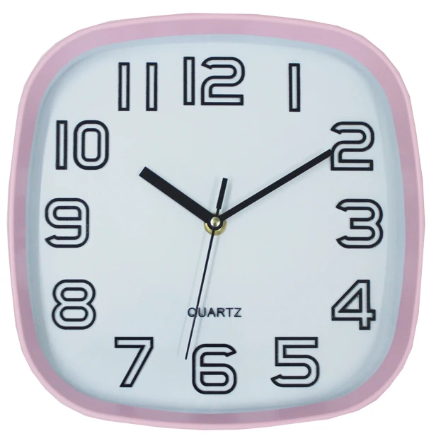 

Low MOQ Butterfly Wall Clock in colored plastic bead decoration