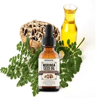 

Private Label Cold Pressed Cosmetic Grade 100% Pure Natural Organic Moringa Seed Oil For Skin Hair Lip and Nail Care