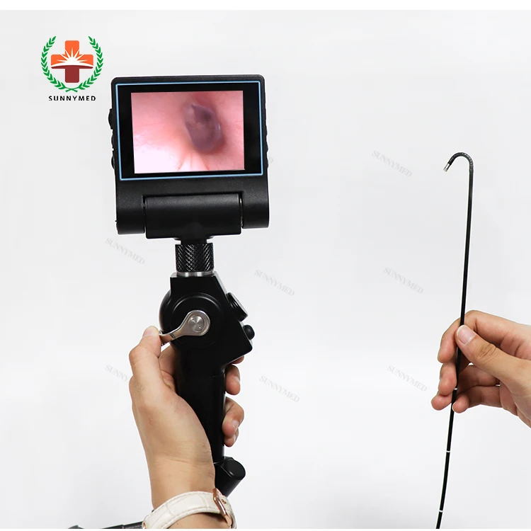 Handheld Fiber Optic Nasopharyngoscope Flexible Nasopharyngo ...