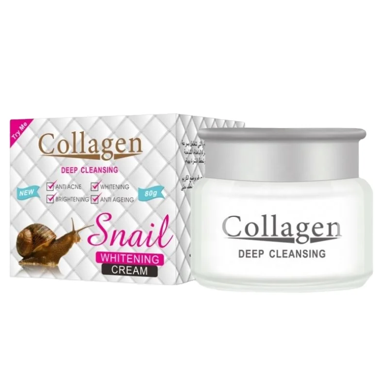 

Pei Mei Moisturizing Collagen and Snail Whitening Face Cream Remove Pimples Acne, As show