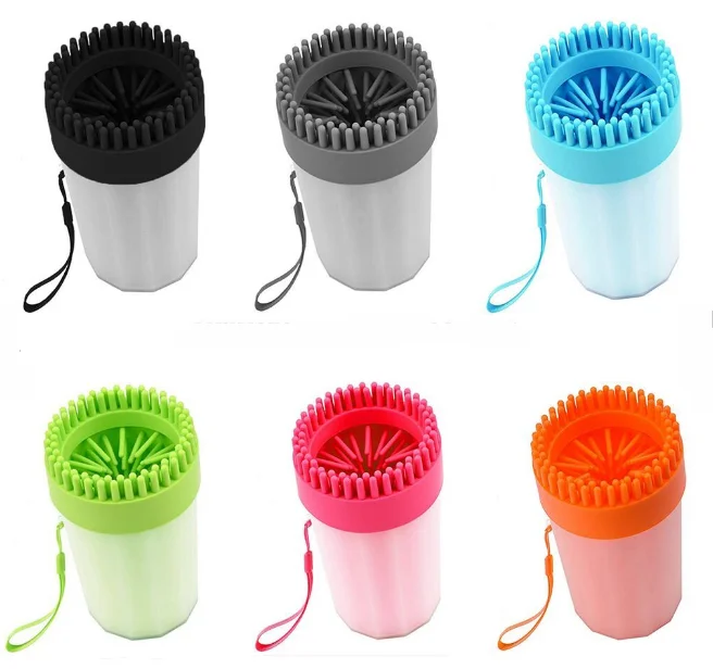 

Portable Outdoor Durable Reusable Silicone Pet Dog Paw Wash Cleaning Cup, Blue ,green ,gray ,orange ,,custom color