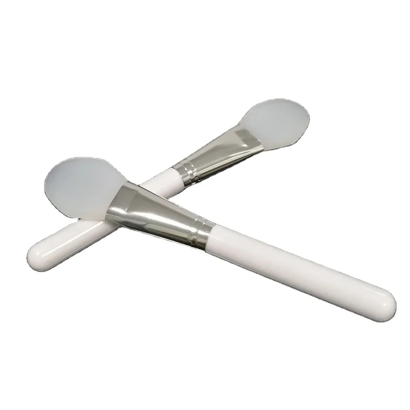 

Private Label White Washable Silicone Mask Applicator Brush, Customized color