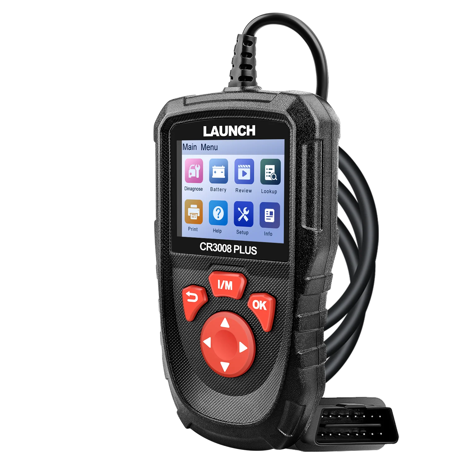

LAUNCH CR3008 OBD2 Auto Scanner X431 Code Creader CR 3008 OBDII Engine Code Reader PK NT301 KW680 Diagnostic Tool Free Update