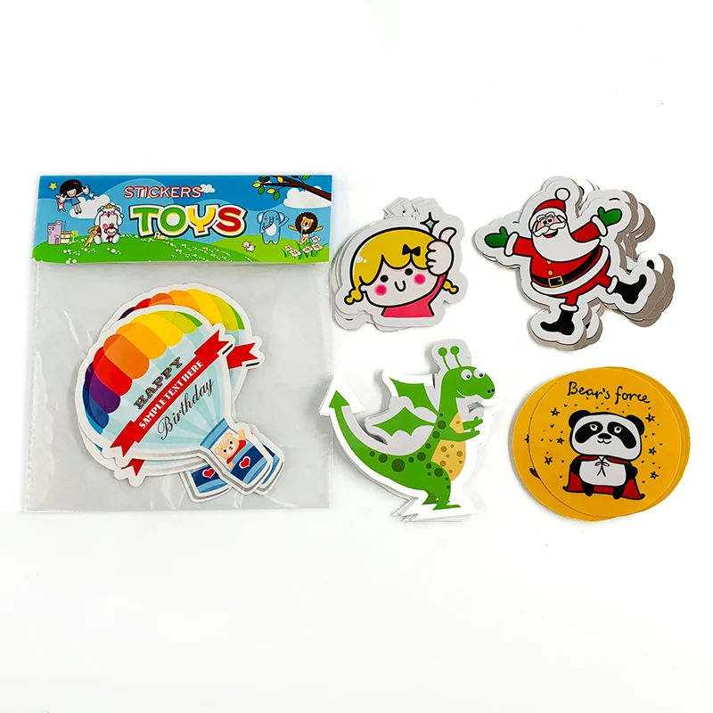 

Custom Label Vinyl Die Cut Stickers Printing Adhesive Waterproof Company Anime PVC Logo Stickers Label