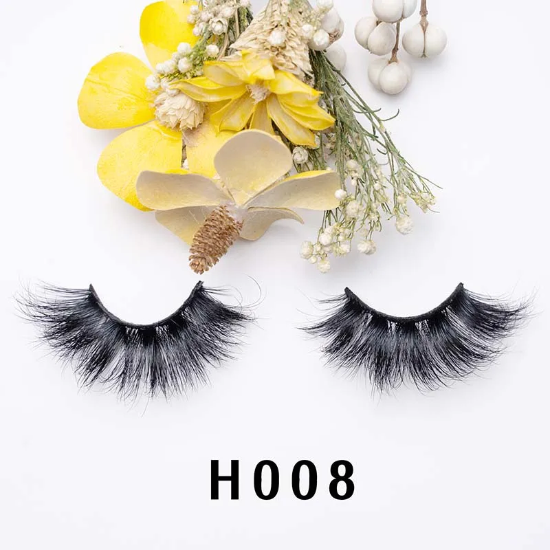 

25mm 27mm 3D 5D mink eyelash vendor handmade fluffy false lashes natural Lashes Manufacturer Private Label Customized Boxes