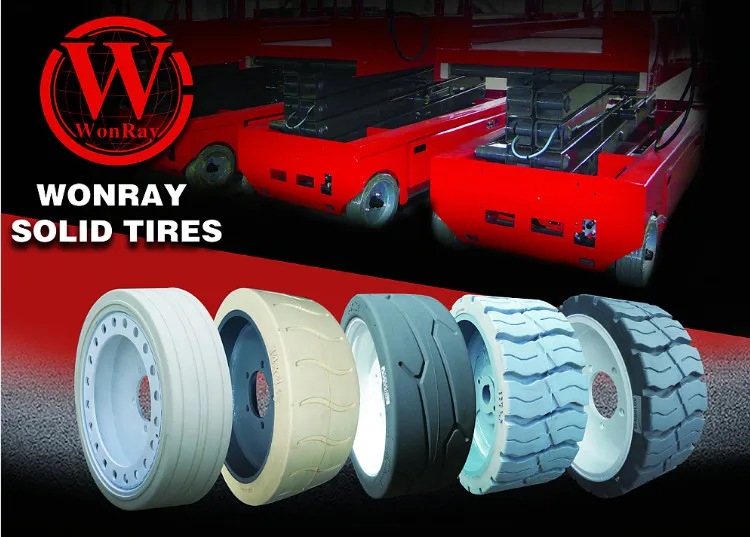 Skyjack Parts 158437 Scissor Lift 2008 12x4 Non Marking Solid Gray