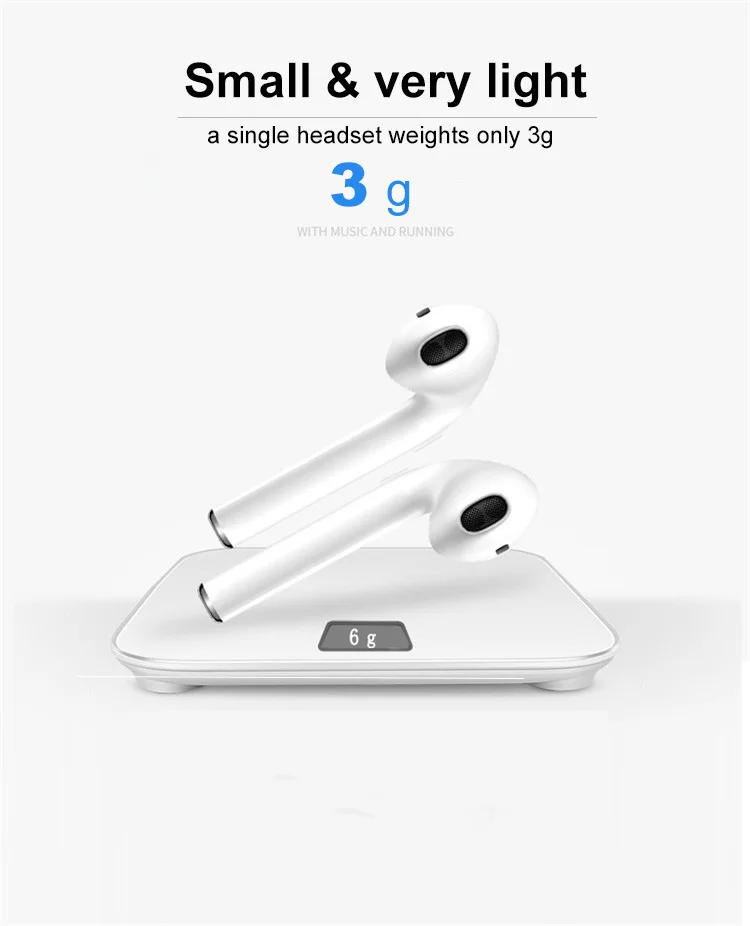 i9s tws bluetooth 5.0 headphones stereo earphone wireless earbuds with mobile phone - ANKUX.COM
