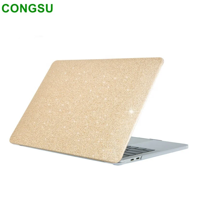 

Durable Hybrid Protection Wood Grain Laptop PU Leather Cover Case Shell for Apple MacBook Pro